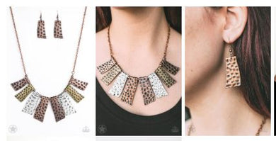 A Fan of the Tribe Multi Necklace - Angie's $5.00 Bling
