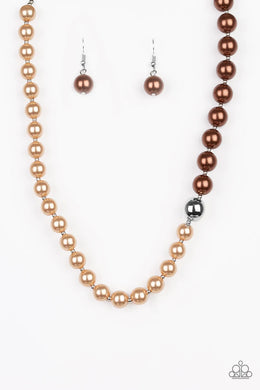 5th Avenue A-Lister Brown Necklace