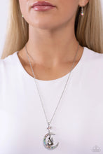 Load image into Gallery viewer, Talking To The Moon Silver Necklace