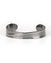 Load image into Gallery viewer, Bring the Bling Black Cuff