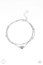 Load image into Gallery viewer, Ocean Heart Silver Anklet