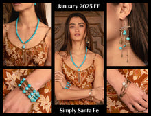 Load image into Gallery viewer, Simply Santa Fe Coachella Chic Blue Fashion Fix Set January 2025