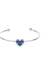 Load image into Gallery viewer, Heart of Ice Blue Cuff
