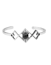 Load image into Gallery viewer, Dainty Deco Black Cuff