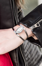 Load image into Gallery viewer, Toss Me A Tiara Black Cuff