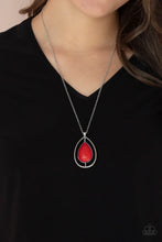 Load image into Gallery viewer, Here Today, PATAGONIA Tomorrow Red Necklace