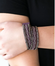 Load image into Gallery viewer, Attitude Is Everything Purple Double Wraps