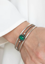 Load image into Gallery viewer, Top of the Pop Charts Green Cuff