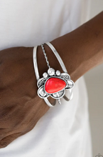 Load image into Gallery viewer, Sahara Sunflowers Red Cuff