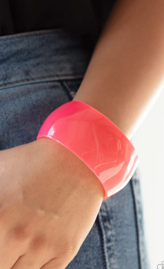 Fluent in Flamboyance Pink Cuff