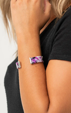 It's Getting Haute in Here Acrylic Purple Cuff