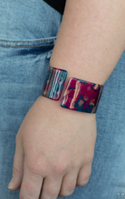 Load image into Gallery viewer, Groovy Vibes Multi Acrylic Cuff