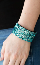 Load image into Gallery viewer, Starry Sequins Blue Wrap