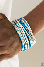 Load image into Gallery viewer, This Time with Attitude Blue Double Wrap