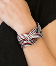 Load image into Gallery viewer, Big City Shimmer Red Wrap