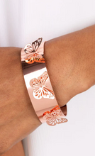 Load image into Gallery viewer, Magical Mariposas Copper Cuff