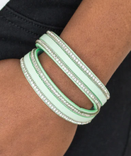 Load image into Gallery viewer, Going For Glam Green Double Wrap