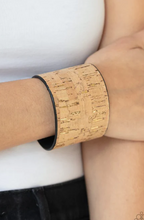 Load image into Gallery viewer, Up to Scratch Brown Cork Cuff