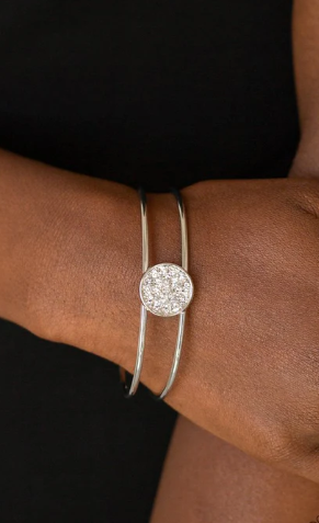 Dial Up The Dazzle White Cuff