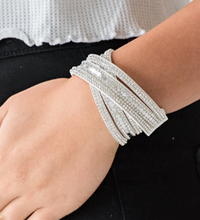 Load image into Gallery viewer, Rock Star Attitude White Double Wrap