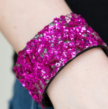 Load image into Gallery viewer, Starry Sequins Pink Wrap
