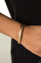 Load image into Gallery viewer, High Fashion Gold Cuff