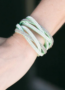 Send in the Sparkle Green Double Wrap