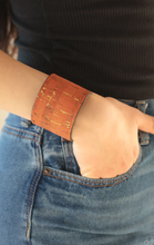 Load image into Gallery viewer, Up To Scratch Orange Cork Cuff