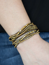 Load image into Gallery viewer, Tough Girl Glamour Brass Wrap