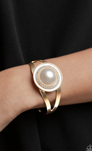 Load image into Gallery viewer, Put On The Glitz Gold Cuff