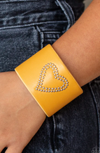 Load image into Gallery viewer, Rodeo Romance Yellow Cuff