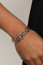 Load image into Gallery viewer, Wait and Seer Brown Cuff