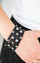 Load image into Gallery viewer, Rhinestone Reputation Black Wrap