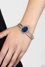 Load image into Gallery viewer, Prismatic Flower Patch Blue Cuff