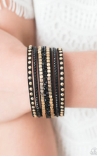 Load image into Gallery viewer, Runaway Runway Black w/Gold Wrap