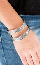 Load image into Gallery viewer, Garden Goddess Silver cuff