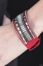 Load image into Gallery viewer, Spectacular Shimmer Red Wrap