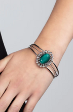 Load image into Gallery viewer, Prismatic Flower Patch Green Cuff