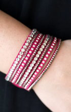 Load image into Gallery viewer, Guitars and Glitter Pink Wraps