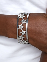 Load image into Gallery viewer, Starry Suffragette White Cuff