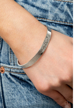 Load image into Gallery viewer, Sweetly Named Silver cuff