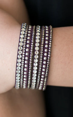 Guitars and Glitter Purple Wrap