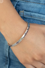 Load image into Gallery viewer, Dainty Dazzle Purple Cuff