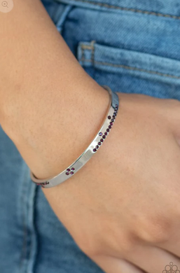 Dainty Dazzle Purple Cuff