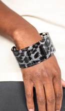 Load image into Gallery viewer, Top Cat Silver Acrylic Cuff