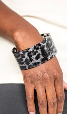 Top Cat Silver Acrylic Cuff