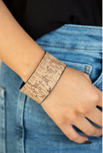 Load image into Gallery viewer, Cork Couture Brown Cork Cuff
