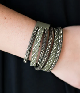 Attitude is Everything Green Double Wrap