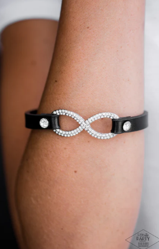 Innocent Till Proven Glitzy Black Wrap