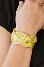 Load image into Gallery viewer, Big City Shimmer Yellow Wrap